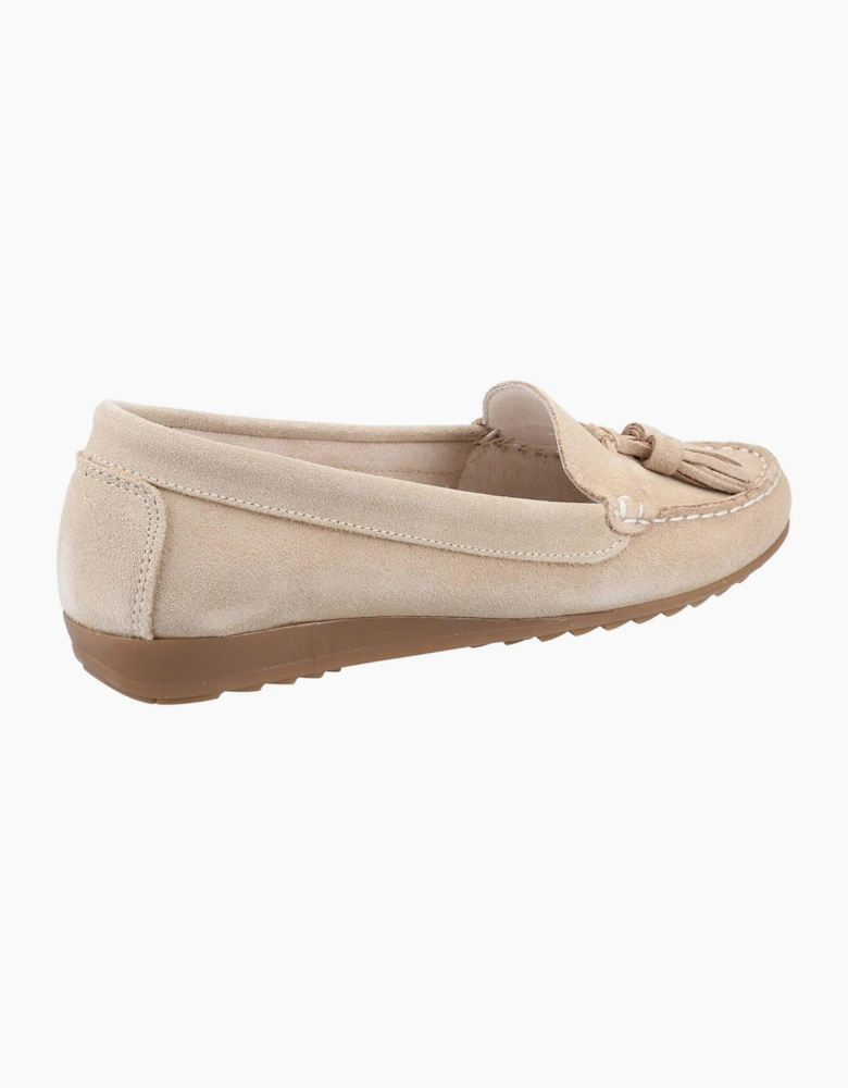 Riva Aldons Leather Womens Shoes Beige