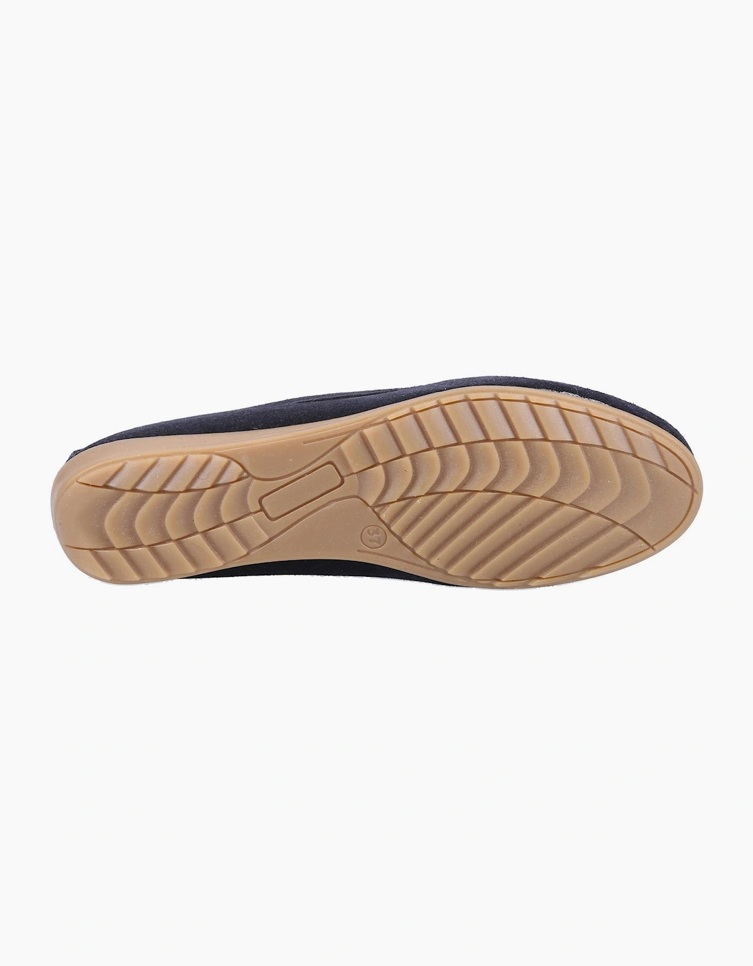 Riva Aldons Leather Womens Shoes Navy