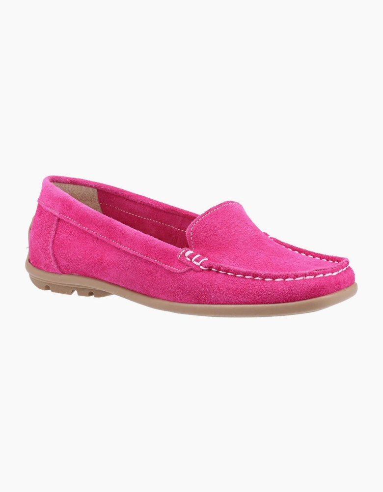 Riva Torella Leather Womens Shoes Fuchsia