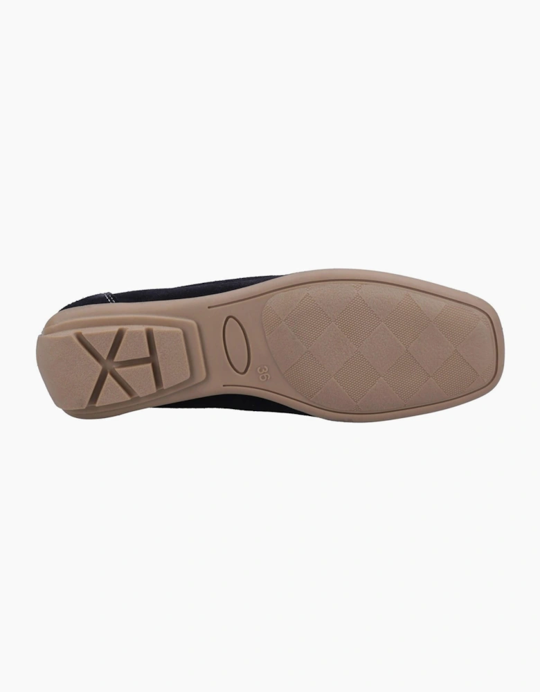 Riva Torella Leather Womens Shoes Navy