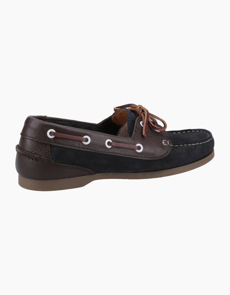 Riva Palafrugell Womens Shoes Navy/Brown