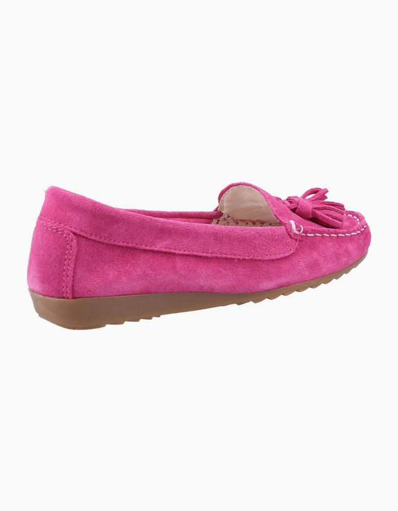 Riva Aldons Leather Womens Shoes Fuchsia
