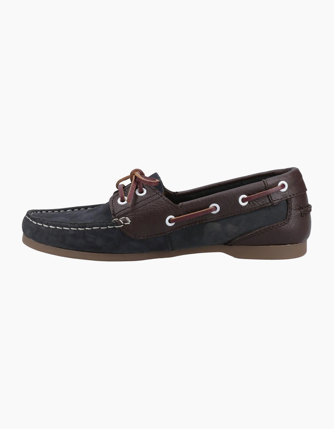 Riva Palafrugell Womens Shoes Navy/Brown