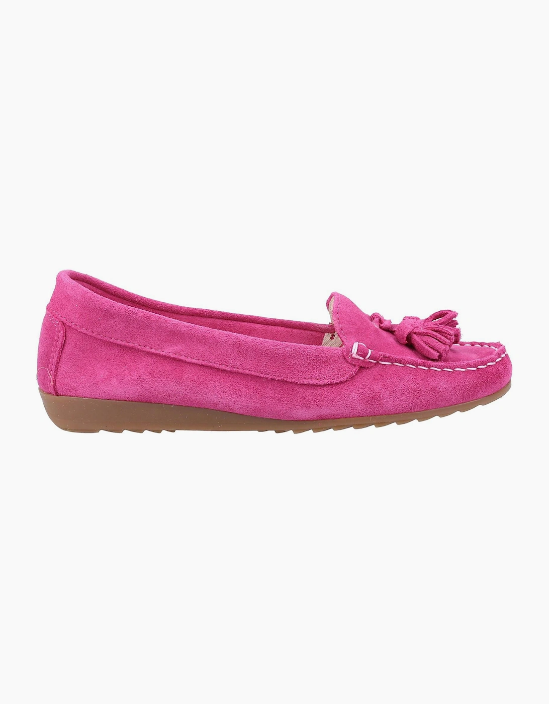 Riva Aldons Leather Womens Shoes Fuchsia