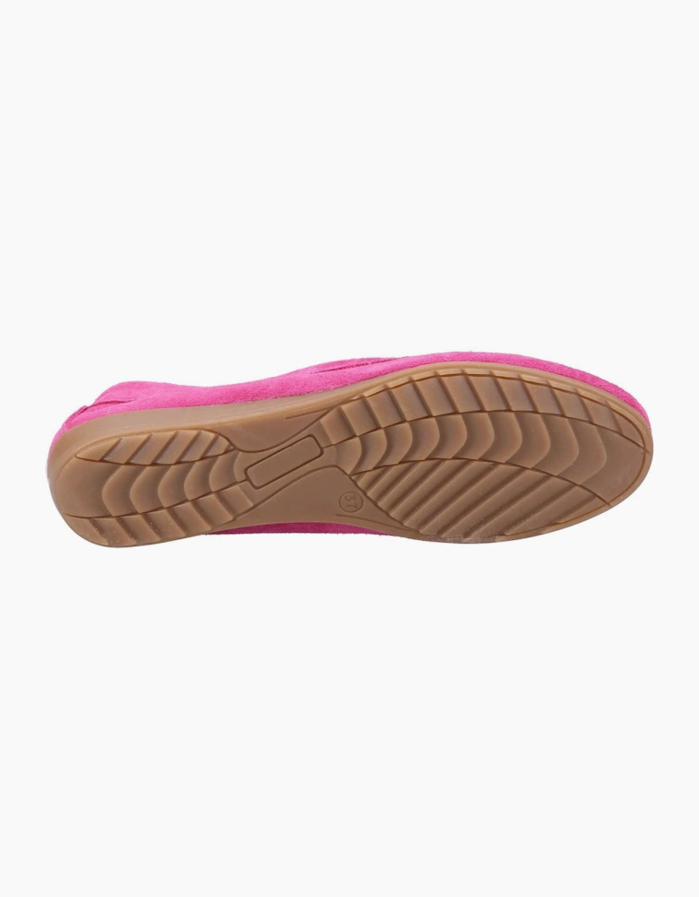 Riva Aldons Leather Womens Shoes Fuchsia