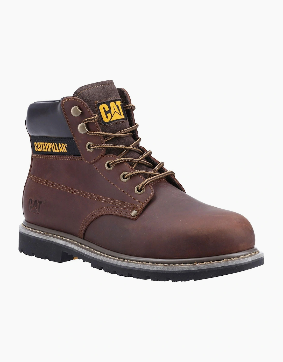 Caterpillar Powerplant Mens Safety Boots Brown