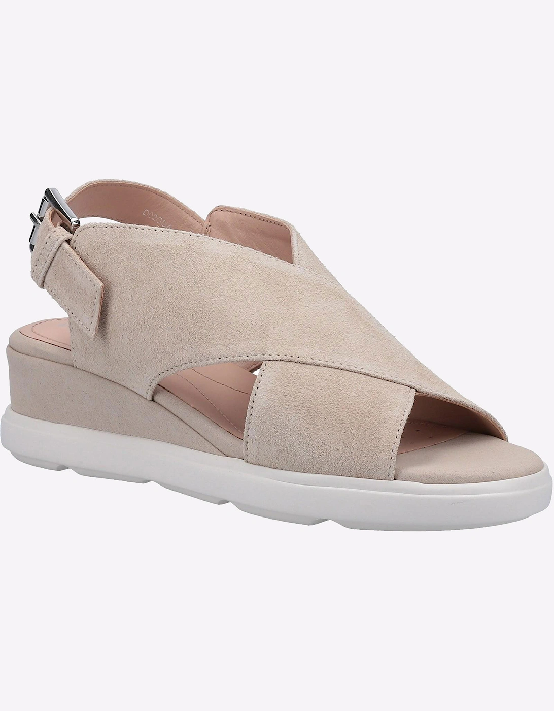 Geox Pisa Leather Womens Light Taupe