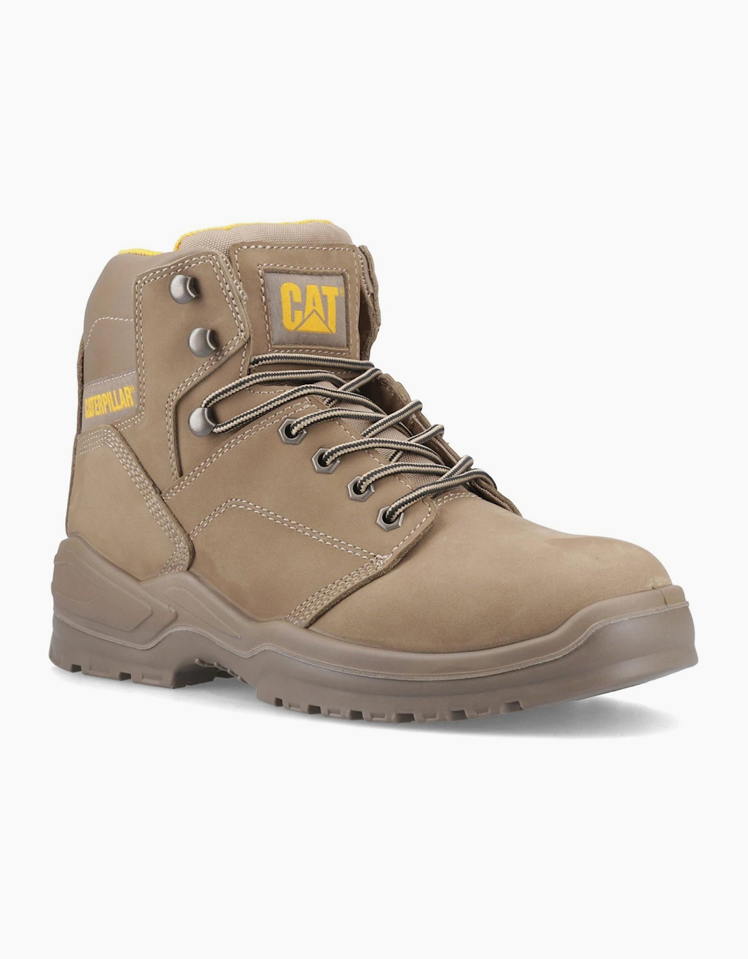 Caterpillar Striver Injected Mens Safety Boots Stone