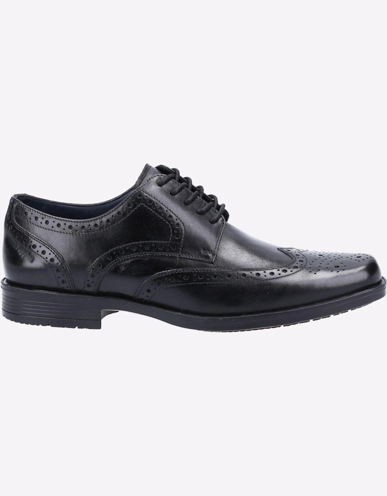 Hush Puppies Brace Memory Foam Mens Shoes Black