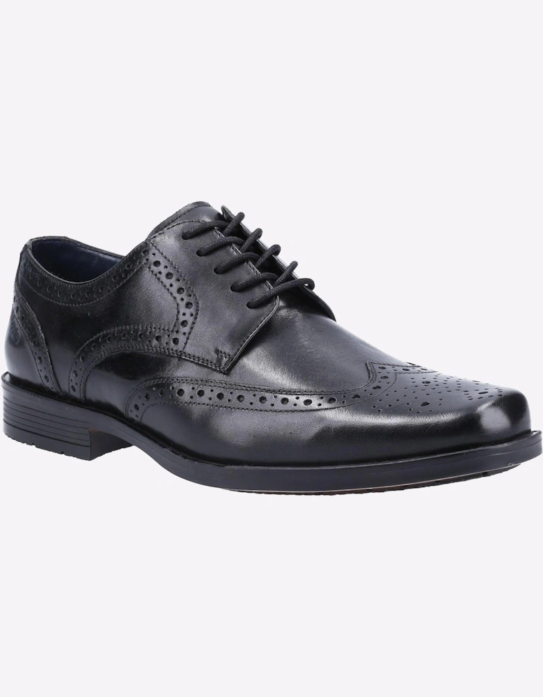 Hush Puppies Brace Memory Foam Mens Shoes Black