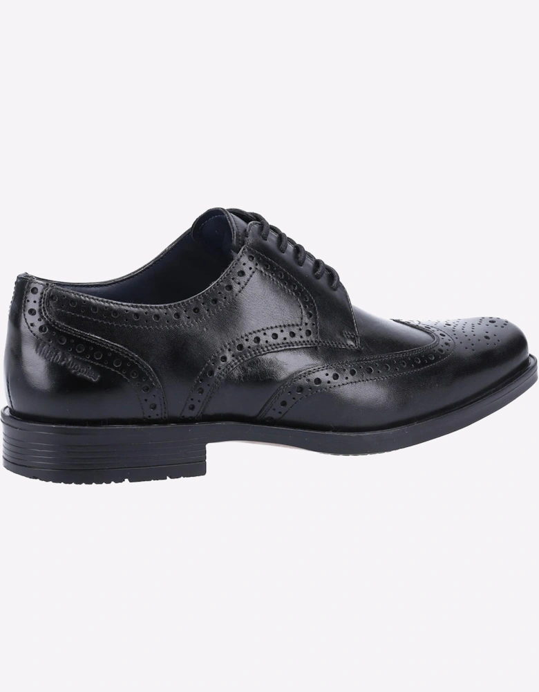 Hush Puppies Brace Memory Foam Mens Shoes Black
