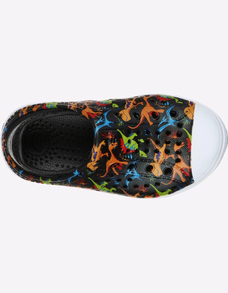 Skechers Lil Dino Infant Shoes Black/Multi