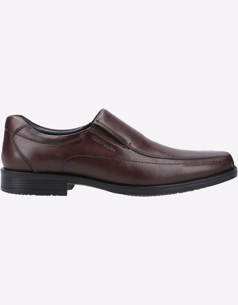 Hush Puppies Brody Memory Foam Mens Shoes Chocolate