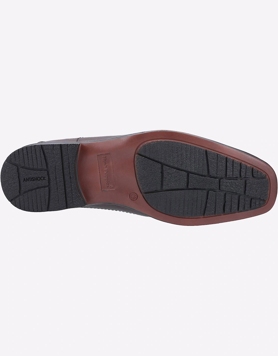 Hush Puppies Brody Memory Foam Mens Shoes Chocolate