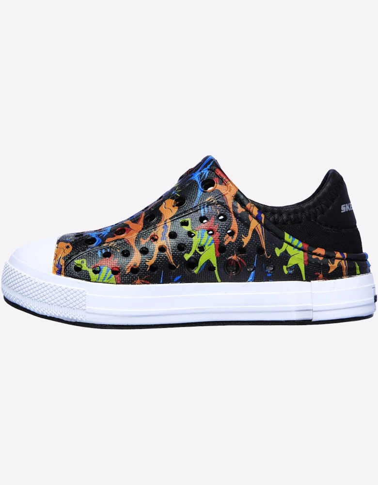 Skechers Lil Dino Infant Shoes Black/Multi