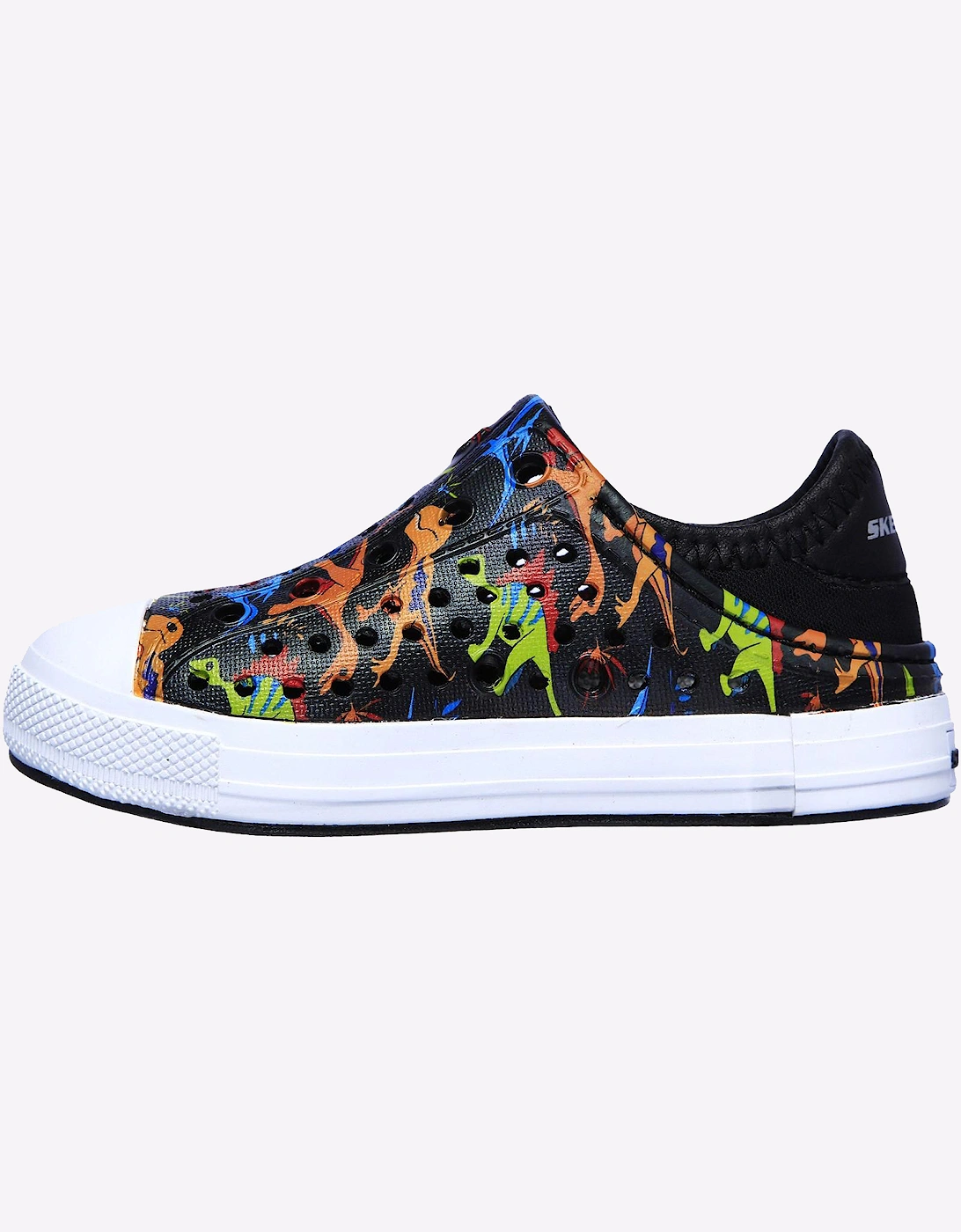 Skechers Lil Dino Infant Shoes Black/Multi