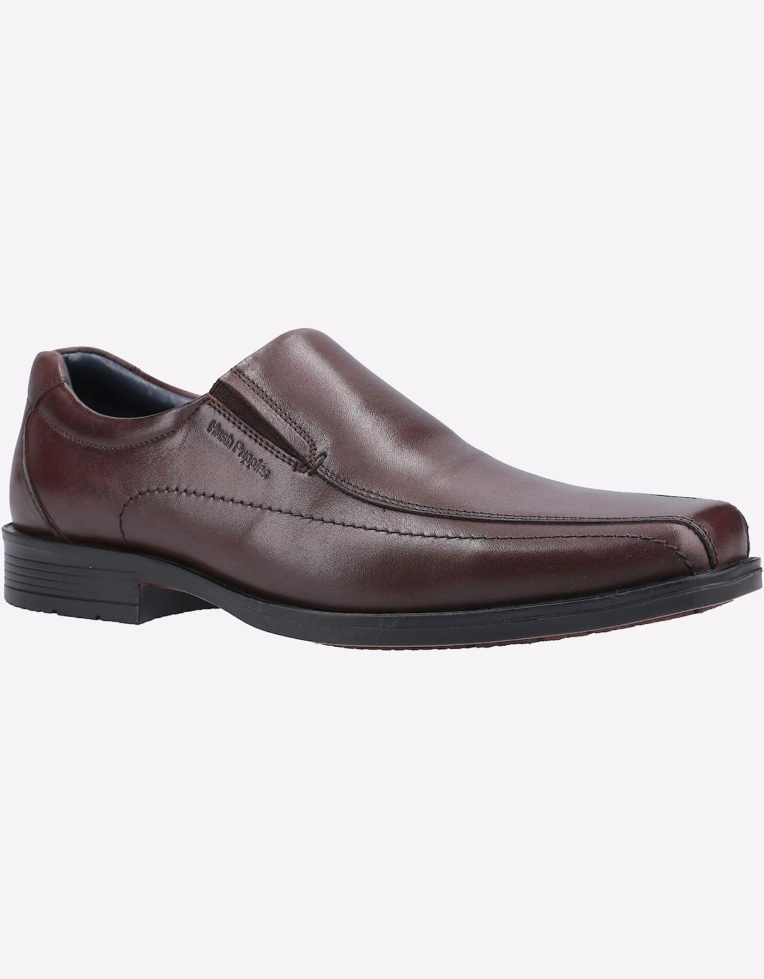 Hush Puppies Brody Memory Foam Mens Shoes Chocolate