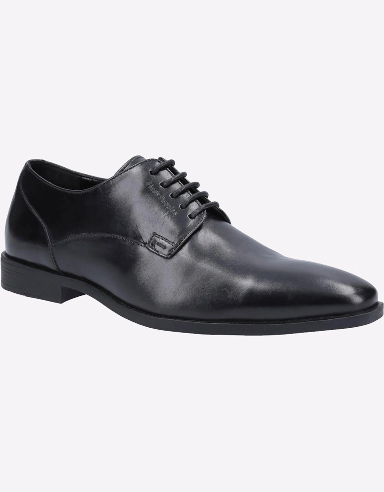 Hush Puppies Ezra Leather Mens Shoes Black