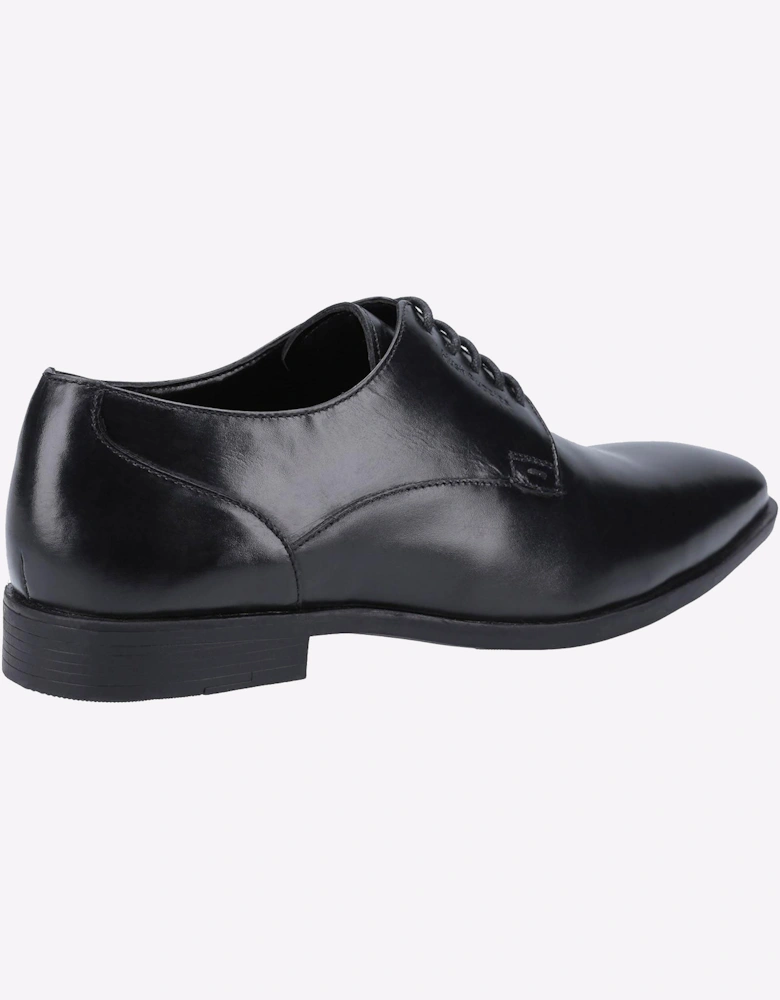 Hush Puppies Ezra Leather Mens Shoes Black