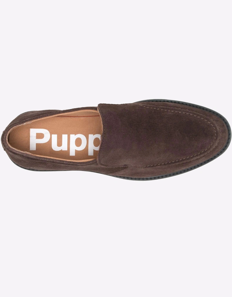Hush Puppies Ezra Leather Mens Shoes Black