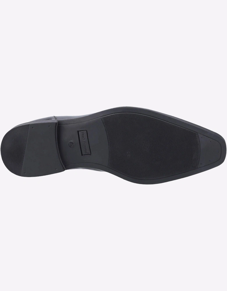 Hush Puppies Ezra Leather Mens Shoes Black