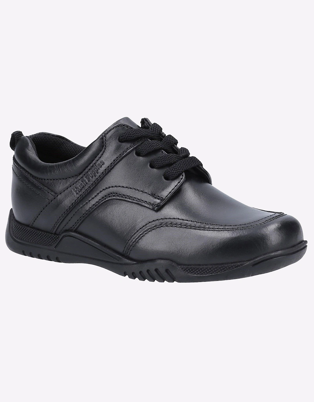 Hush Puppies Harvey Senior Boys Memory Foam School Shoes Black