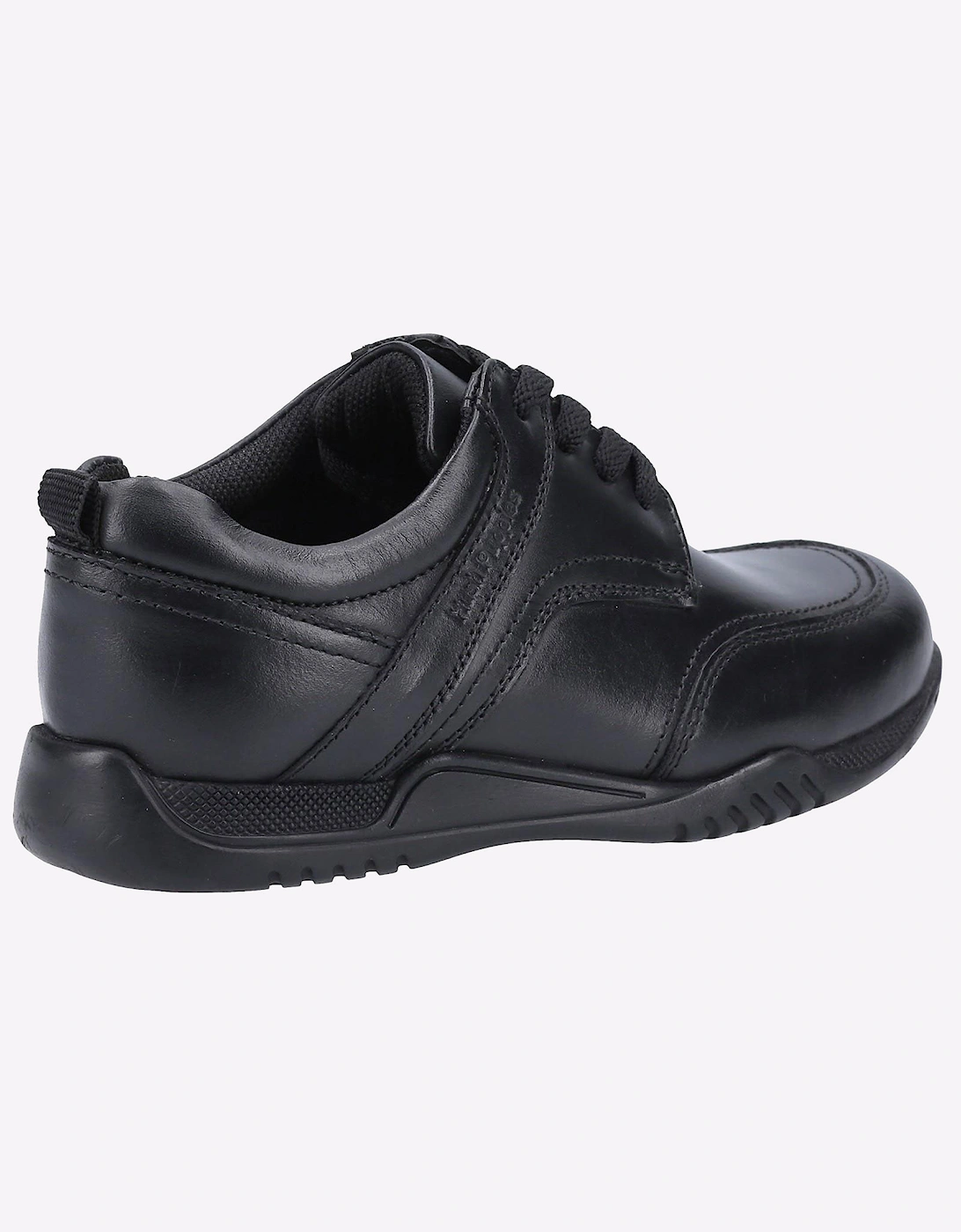 Hush Puppies Harvey Senior Boys Memory Foam School Shoes Black