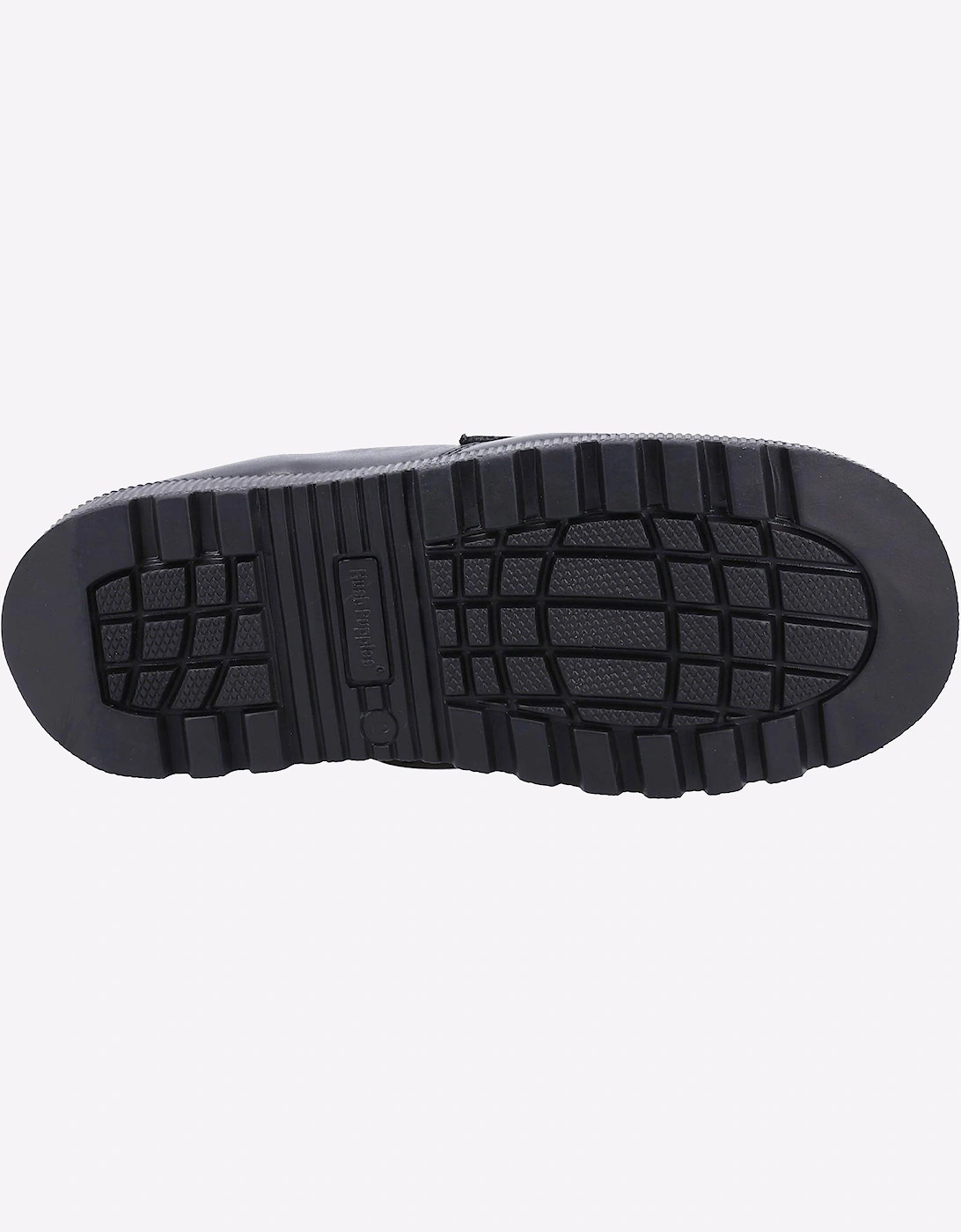 Hush Puppies Faye Junior Girls Leather Memory Foam Shoes Black