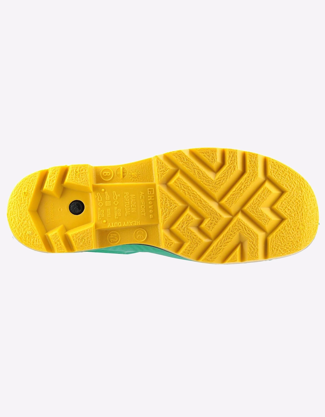 Dunlop Acifort HazGuard Safety Wellington Mens Green/Black/Yellow