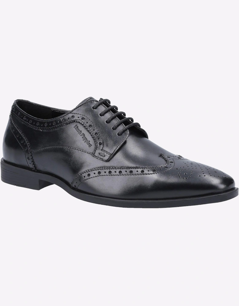 Hush Puppies Elliot Memory Foam Mens Shoes Black