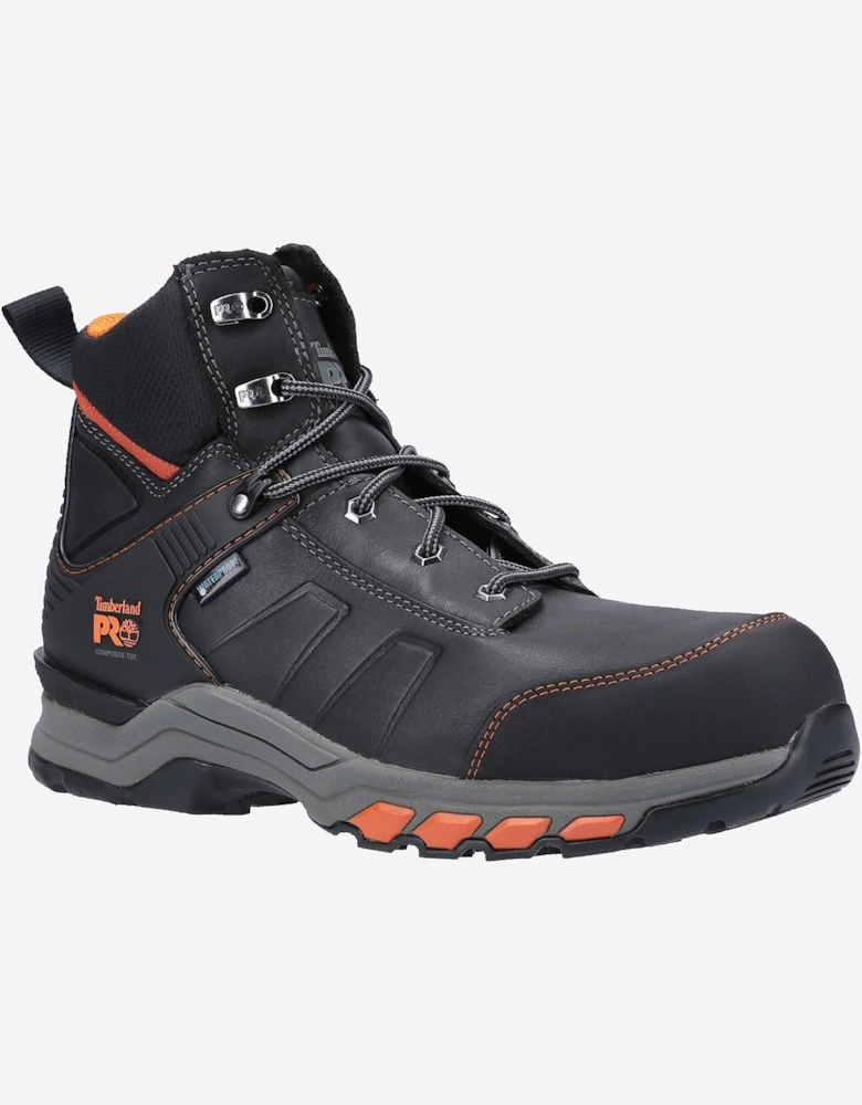 Timberland Pro Hypercharge Composite Safety Toe Work Boot Mens Black/Orange