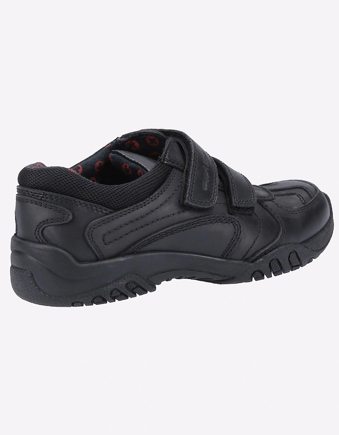 Hush Puppies Jezza2 Leather Junior School Shoes Black