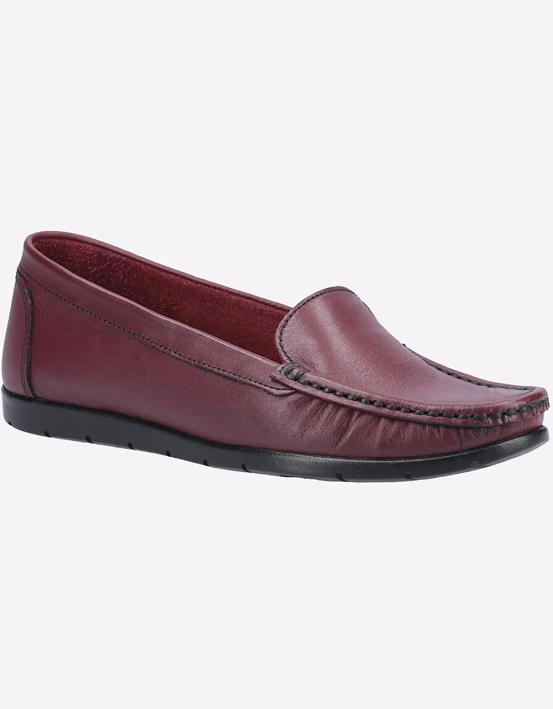 Fleet & Foster Tiggy Womens Loafer Shoes Wine