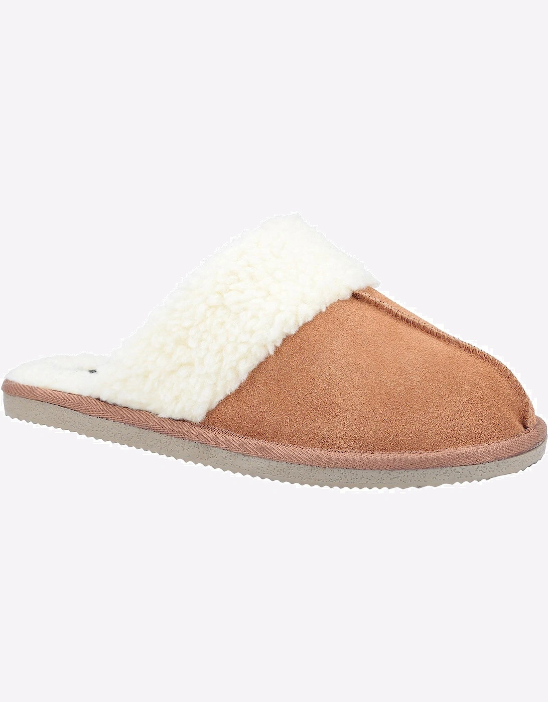 Hush Puppies Arianna Mule Memory Foam Womens Slippers Tan