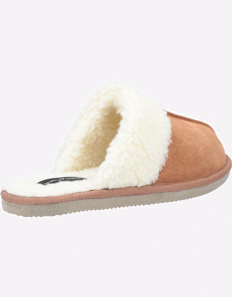 Hush Puppies Arianna Mule Memory Foam Womens Slippers Tan