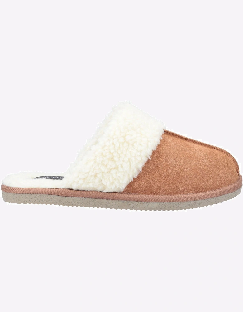 Hush Puppies Arianna Mule Memory Foam Womens Slippers Tan