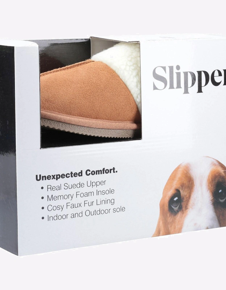Hush Puppies Arianna Mule Memory Foam Womens Slippers Tan