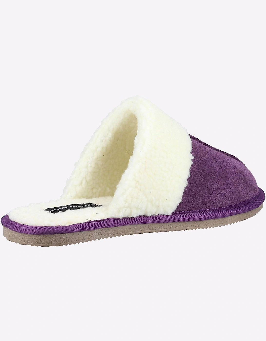 Hush Puppies Arianna Mule Memory Foam Womens Slippers Purple