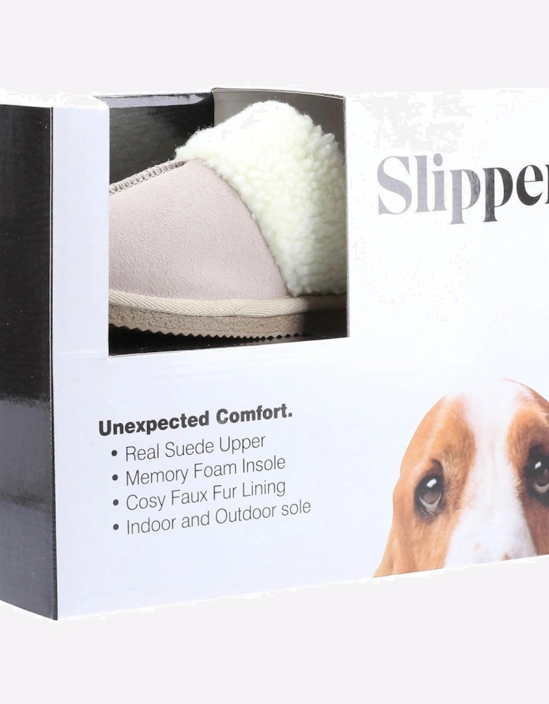 Hush Puppies Arianna Mule Memory Foam Womens Slippers Beige