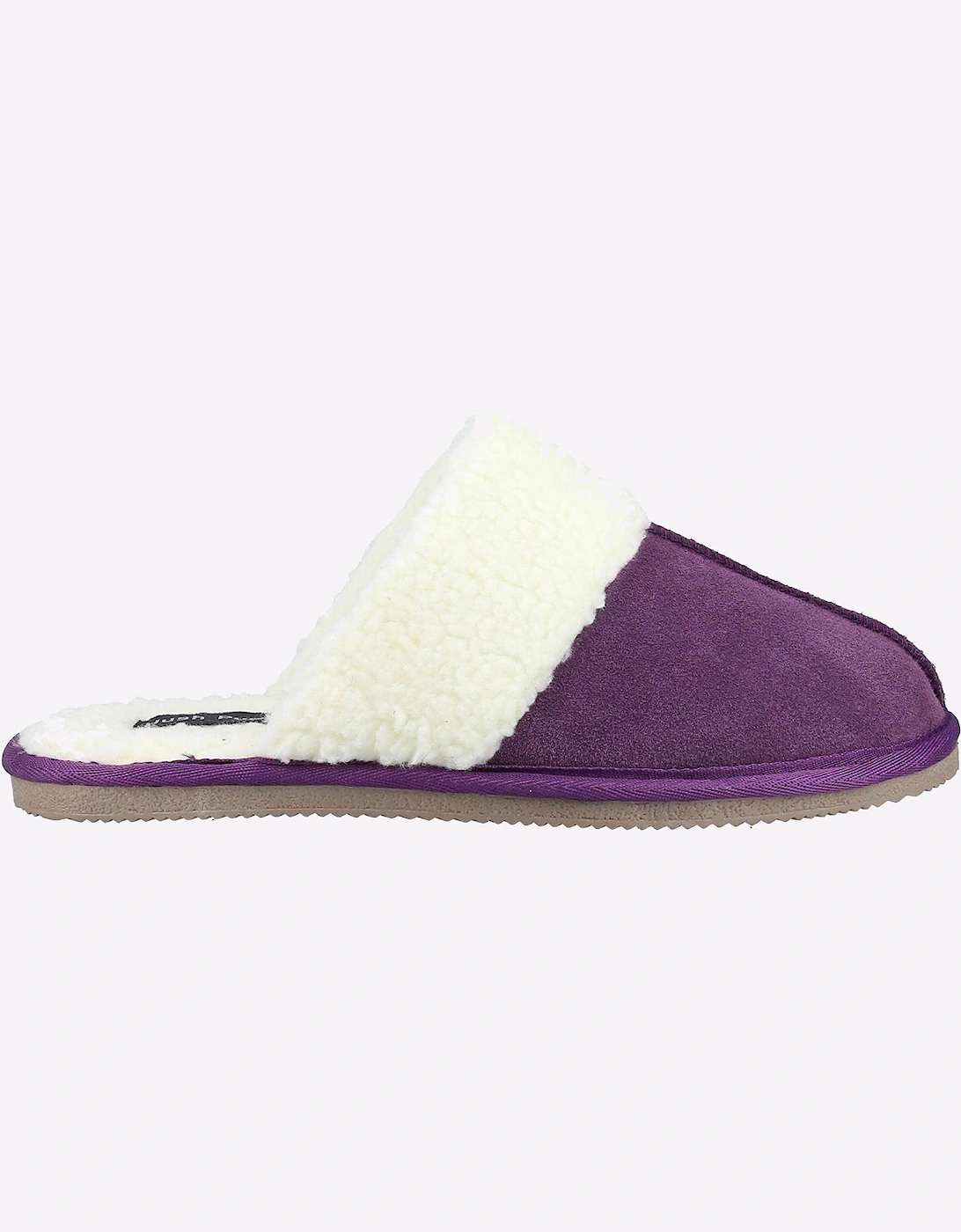 Hush Puppies Arianna Mule Memory Foam Womens Slippers Purple