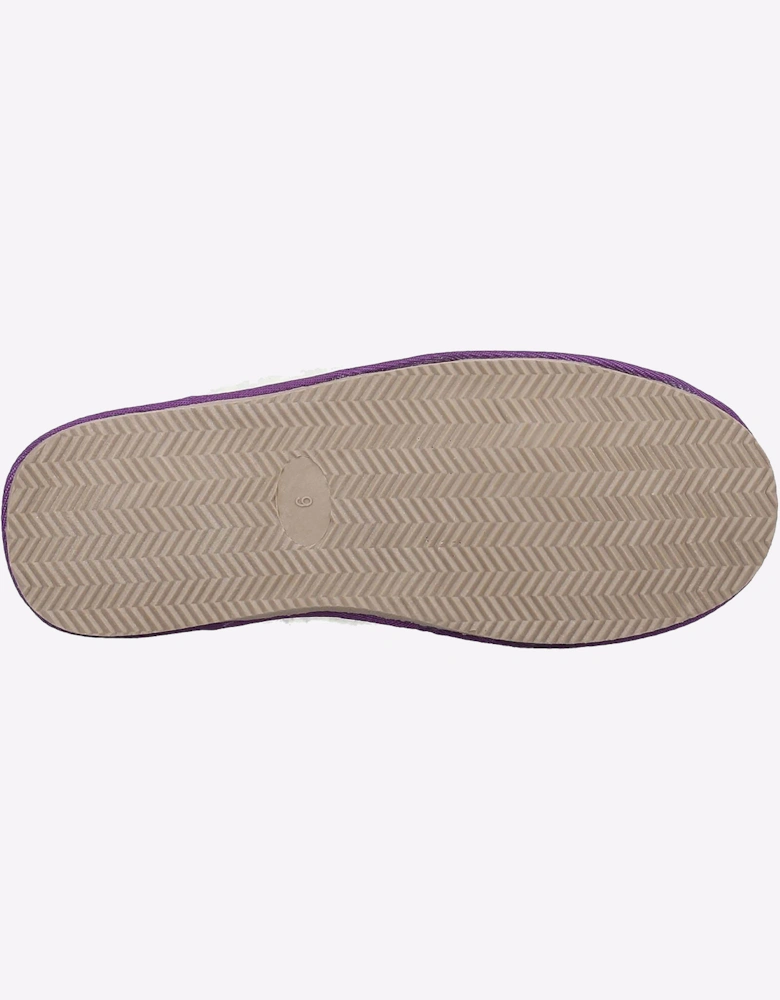 Hush Puppies Arianna Mule Memory Foam Womens Slippers Purple