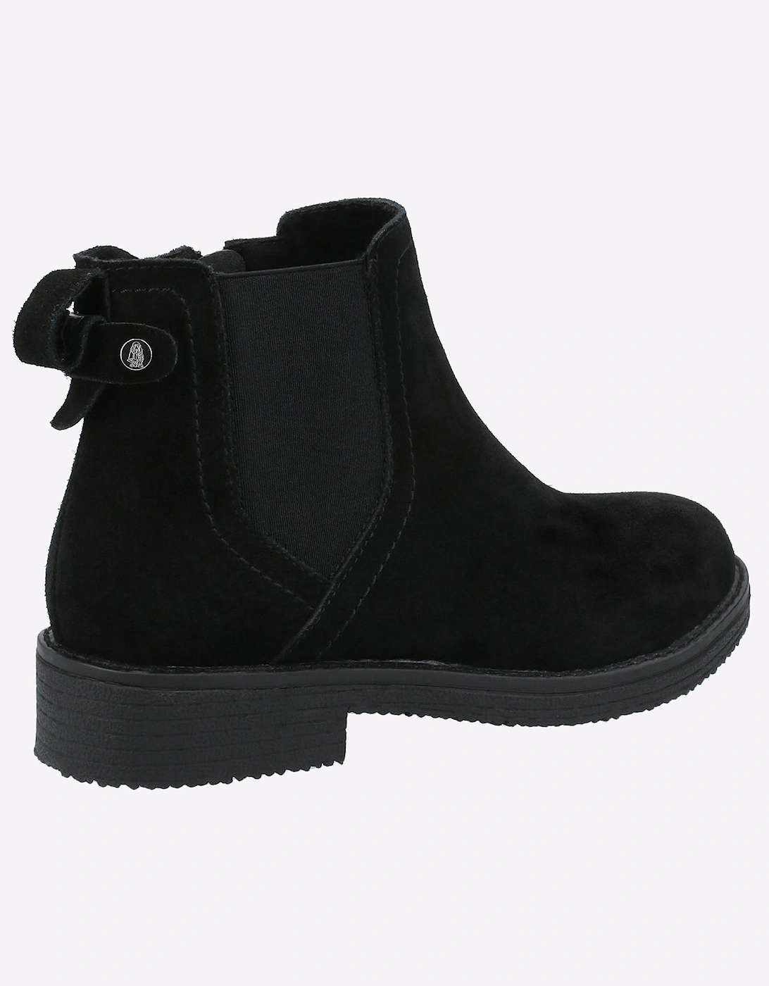 Hush Puppies Maddy Memory Foam Leather Womens Boots Black