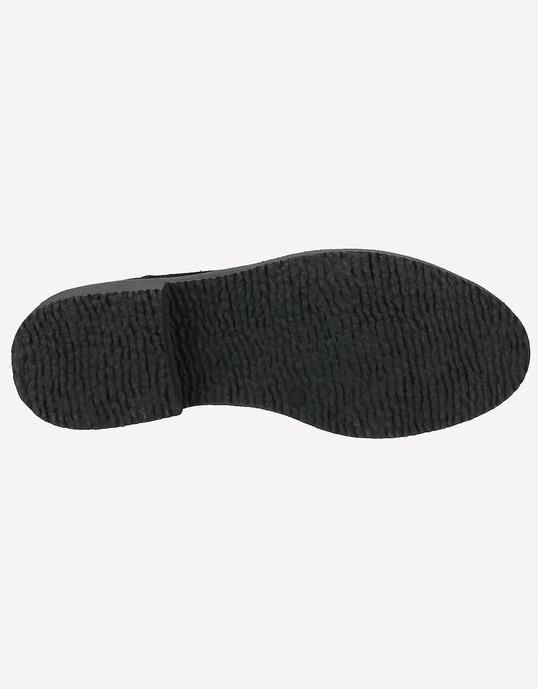 Hush Puppies Maddy Memory Foam Leather Womens Boots Black