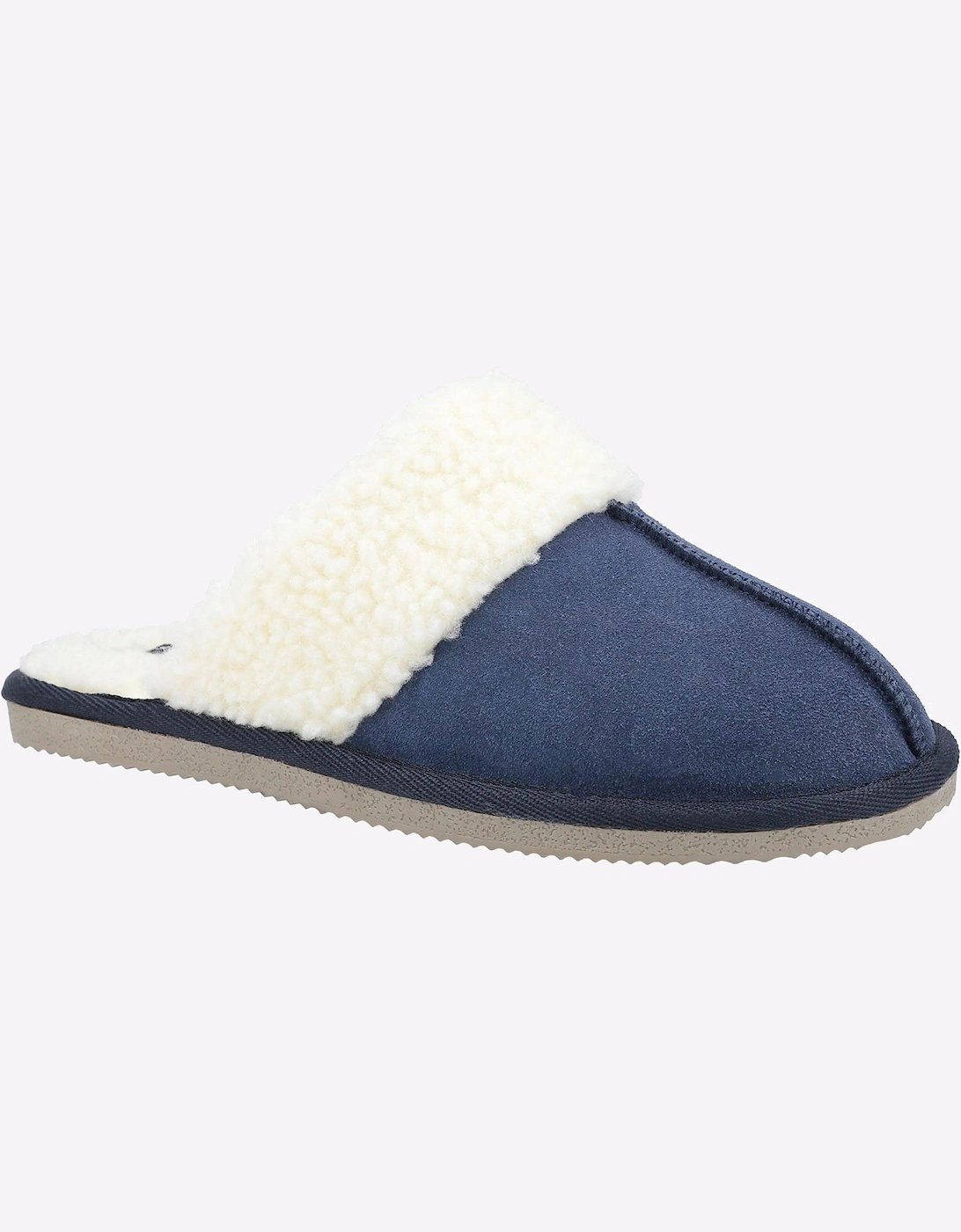 Hush Puppies Arianna Mule Memory Foam Womens Slippers Navy