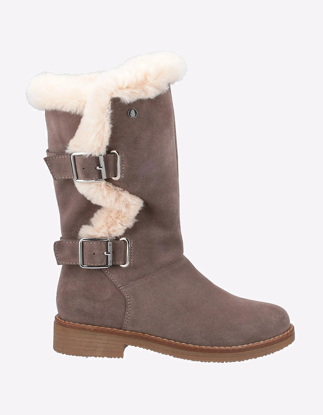 Hush Puppies Megan Mid Memory Foam Womens Boots Grey