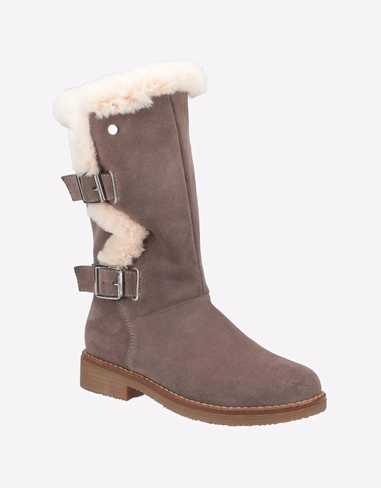 Hush Puppies Megan Mid Memory Foam Womens Boots Grey