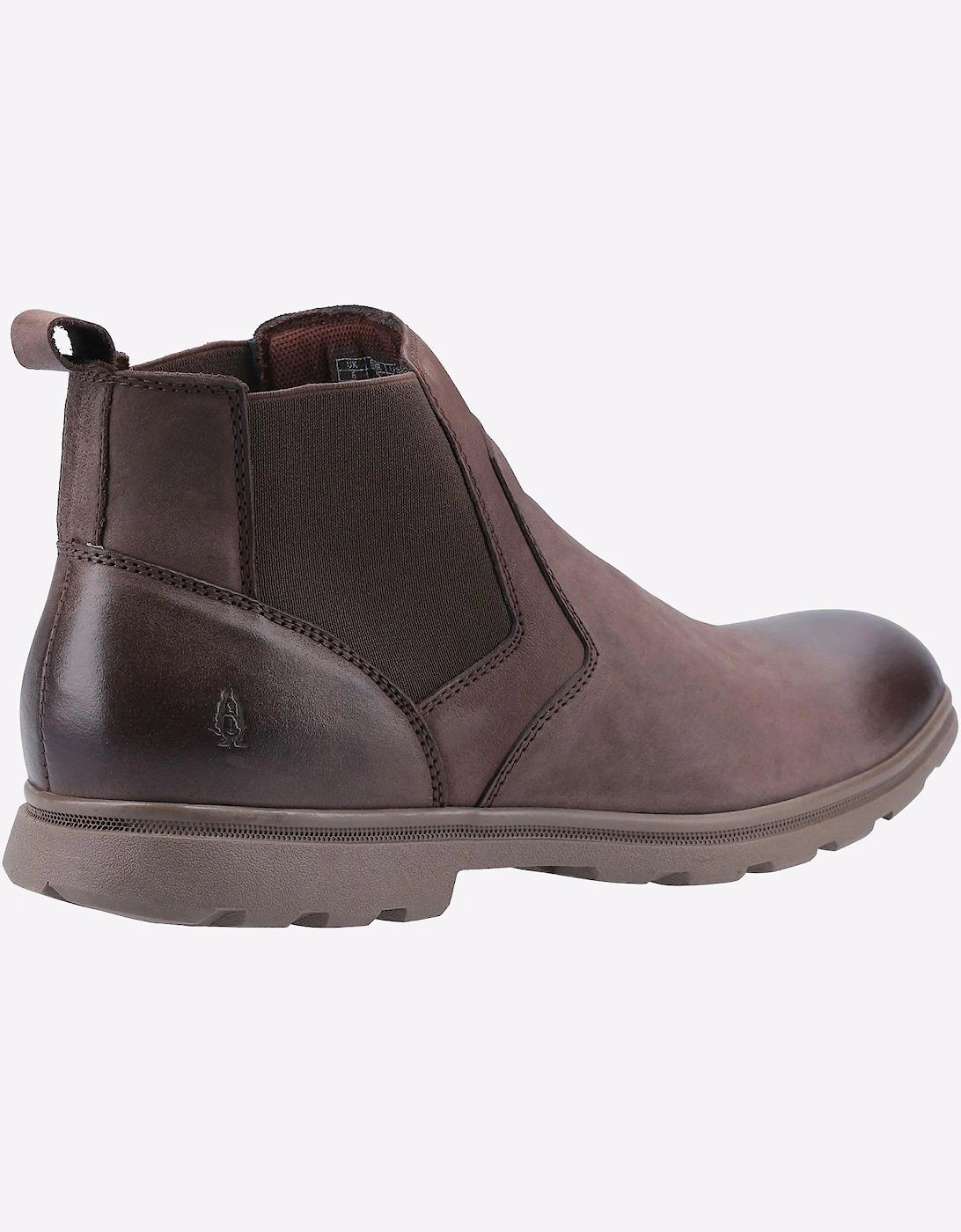 Hush Puppies Tyrone Leather Memory Foam Mens Brown