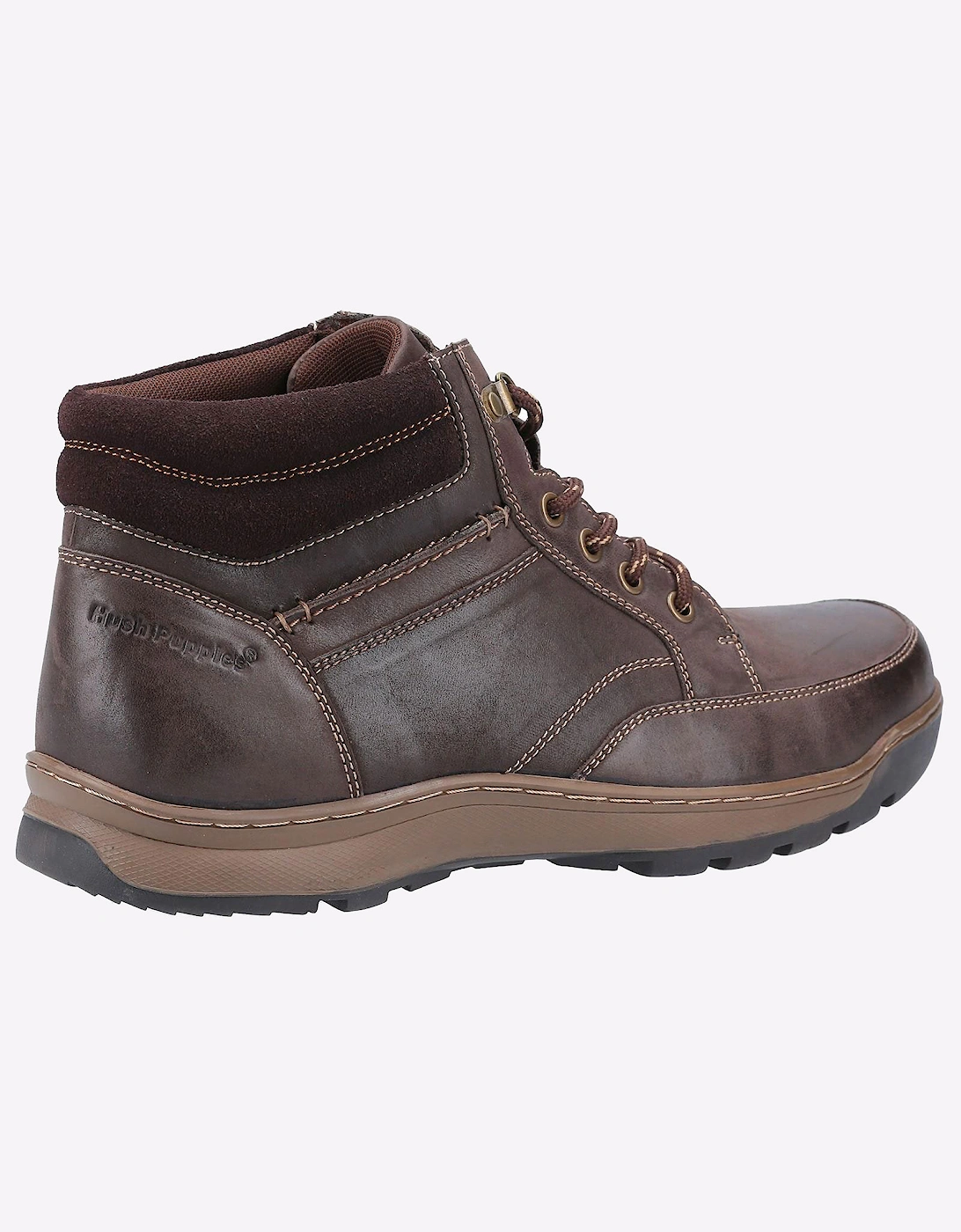 Hush Puppies Grover Memory Foam Mens Boots Brown