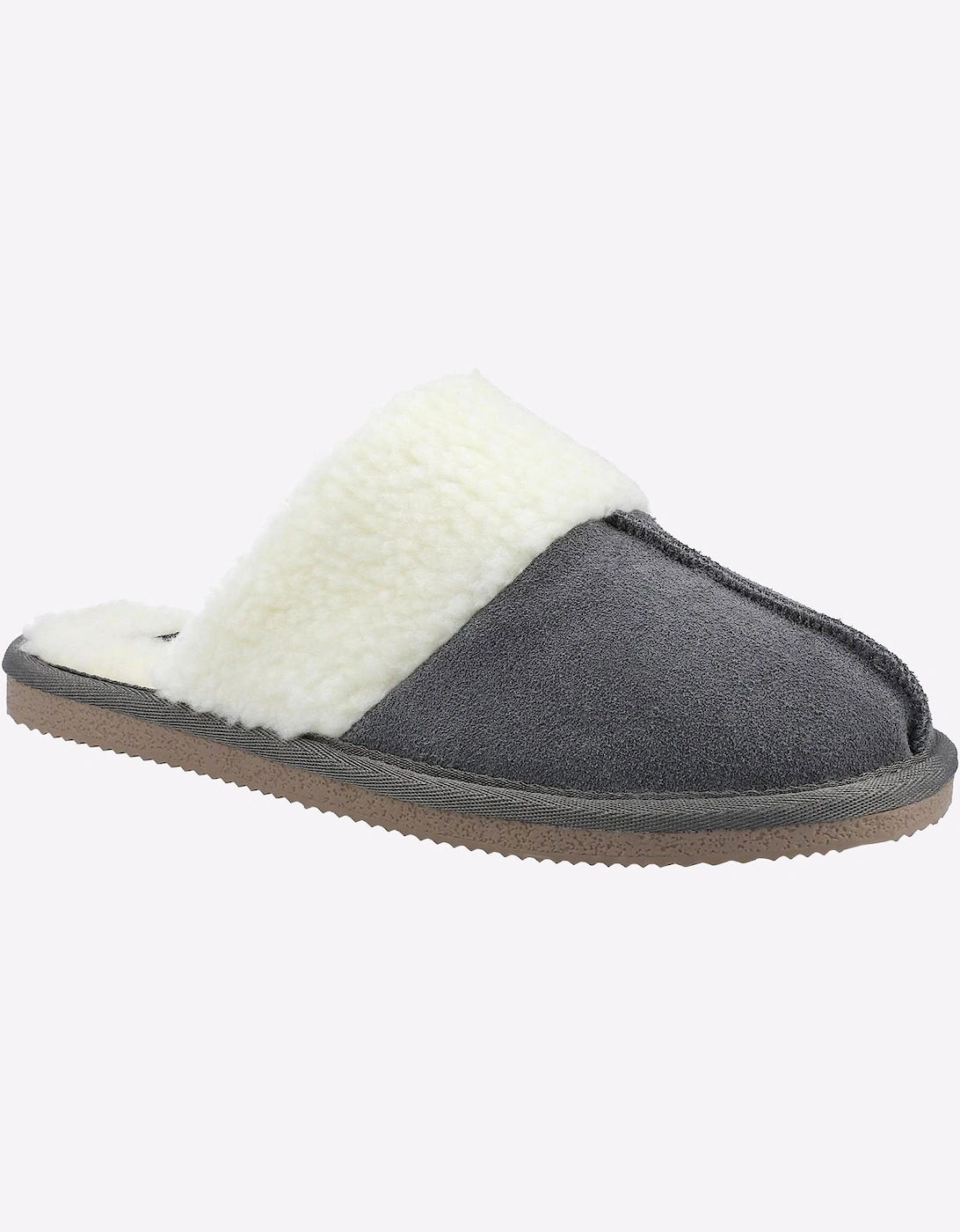 Hush Puppies Arianna Mule Memory Foam Womens Slippers Grey