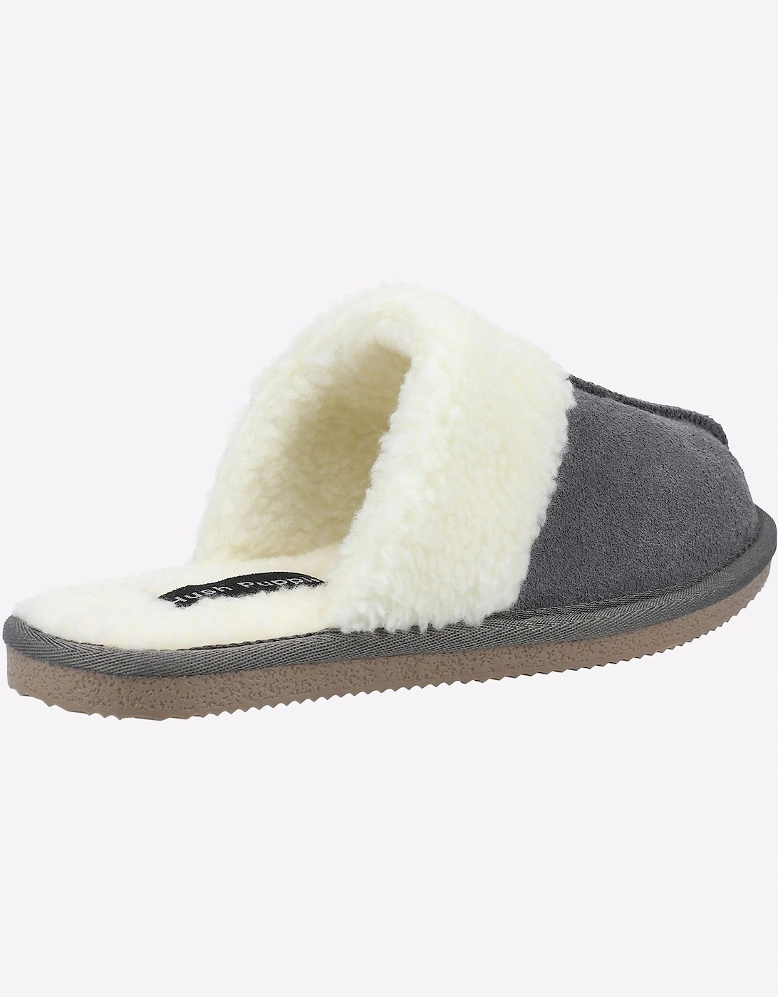 Hush Puppies Arianna Mule Memory Foam Womens Slippers Grey